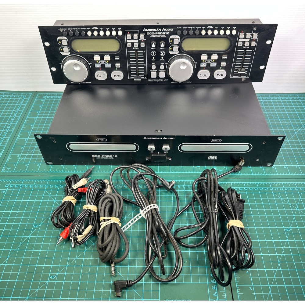 American Audio DCD-PRO610 Professional Dual CD Player DJ Rack Mount System